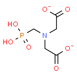 ChemSpider 2D Image | (phosphonomethyl)iminodiacetate | C5H8NO7P