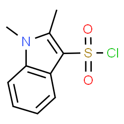 ChemSpider 2D Image | 1,2-dimethylindole-3-sulfonyl chloride | C10H10ClNO2S
