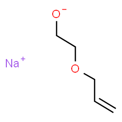 ChemSpider 2D Image | sodium 2-allyloxyethanolate | C5H9NaO2