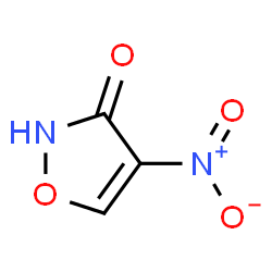 ChemSpider 2D Image | nitroisoxazolone | C3H2N2O4