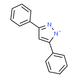 ChemSpider 2D Image | 3,5-diphenylpyrazolide | C15H11N2