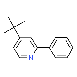 ChemSpider 2D Image | 4-tert-butyl-2-phenylpyridine | C15H17N