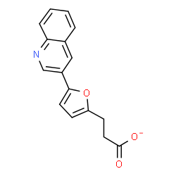 ChemSpider 2D Image | 5-(Quinolin-3-yl)furfurylacetate | C16H12NO3