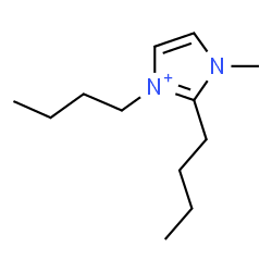 ChemSpider 2D Image | 1,2-di-n-butyl-3-methylimidazolium | C12H23N2