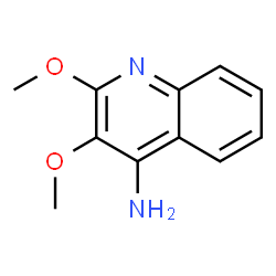 ChemSpider 2D Image | 2,3-Dimethoxy-4-quinolinamine | C11H12N2O2