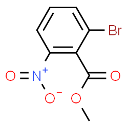 ChemSpider 2D Image | Methyl 2-bromo-6-nitrobenzoate | C8H6BrNO4