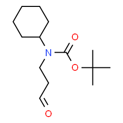 ChemSpider 2D Image | 2-Methyl-2-propanyl cyclohexyl(3-oxopropyl)carbamate | C14H25NO3