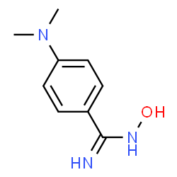 ChemSpider 2D Image | 4-Dimethylamino-N-hydroxy-benzamidine | C9H13N3O