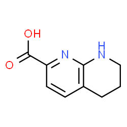 ChemSpider 2D Image | 5,6,7,8-Tetrahydro-1,8-naphthyridine-2-carboxylic acid | C9H10N2O2