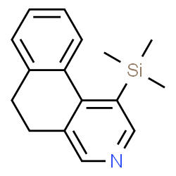 ChemSpider 2D Image | 1-(Trimethylsilyl)-5,6-dihydrobenzo[f]isoquinoline | C16H19NSi