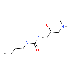 ChemSpider 2D Image | 1-Butyl-3-[3-(dimethylamino)-2-hydroxypropyl]urea | C10H23N3O2