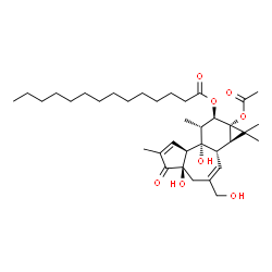 ChemSpider 2D Image | 12-O-Tetradecanoylphorbol-13-acetate | C36H56O8