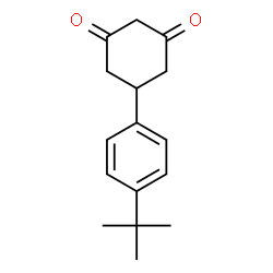 ChemSpider 2D Image | 5-[4-(2-Methyl-2-propanyl)phenyl]-1,3-cyclohexanedione | C16H20O2