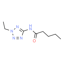 ChemSpider 2D Image | N-(2-Ethyl-2H-tetrazol-5-yl)pentanamide | C8H15N5O