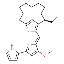 ChemSpider 2D Image | streptorubin A | C25H33N3O