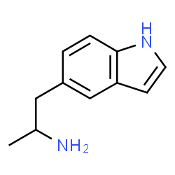 ChemSpider 2D Image | 5-(2-Aminopropyl)indole | C11H14N2