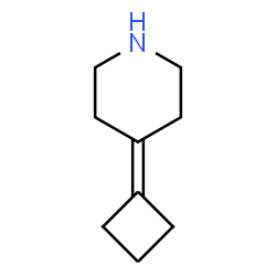ChemSpider 2D Image | 4-Cyclobutylidenepiperidine | C9H15N
