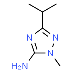 ChemSpider 2D Image | 3-Isopropyl-1-methyl-1H-1,2,4-triazol-5-amine | C6H12N4