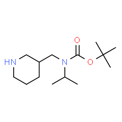 ChemSpider 2D Image | 2-Methyl-2-propanyl isopropyl(3-piperidinylmethyl)carbamate | C14H28N2O2