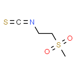 ChemSpider 2D Image | 1-Isothiocyanato-2-(methylsulfonyl)ethane | C4H7NO2S2