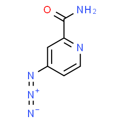 ChemSpider 2D Image | 4-Azido-2-pyridinecarboxamide | C6H5N5O