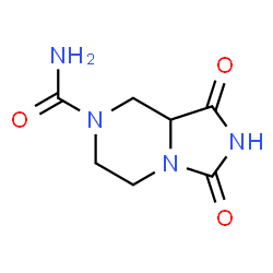 ChemSpider 2D Image | 1,3-Dioxohexahydroimidazo[1,5-a]pyrazine-7(1H)-carboxamide | C7H10N4O3
