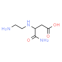 ChemSpider 2D Image | N~2~-(2-Aminoethyl)-alpha-asparagine | C6H13N3O3