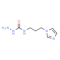 ChemSpider 2D Image | N-[3-(1H-Imidazol-1-yl)propyl]hydrazinecarboxamide | C7H13N5O
