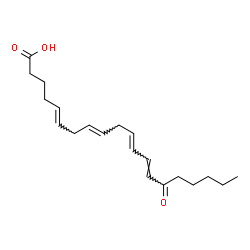 ChemSpider 2D Image | (5E,8E,11E,13E)-15-Oxo-5,8,11,13-icosatetraenoic acid | C20H30O3