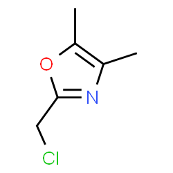ChemSpider 2D Image | 2-(Chloromethyl)-4,5-dimethyl-1,3-oxazole | C6H8ClNO