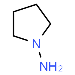 ChemSpider 2D Image | 1-Pyrrolidinamine | C4H10N2