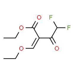 ChemSpider 2D Image | Ethyl (2Z)-2-(ethoxymethylene)-4,4-difluoro-3-oxobutanoate | C9H12F2O4