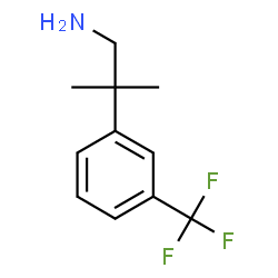ChemSpider 2D Image | 2-Methyl-2-[3-(trifluoromethyl)phenyl]-1-propanamine | C11H14F3N