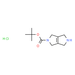 ChemSpider 2D Image | tert-butyl 1H,2H,3H,4H,5H,6H-pyrrolo[3,4-c]pyrrole-2-carboxylate hydrochloride | C11H19ClN2O2
