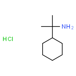 ChemSpider 2D Image | 2-Cyclohexyl-2-propanamine hydrochloride (1:1) | C9H20ClN