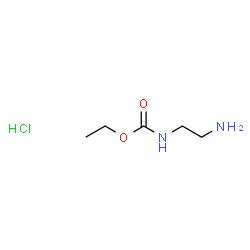 ChemSpider 2D Image | Ethyl (2-aminoethyl)carbamate hydrochloride (1:1) | C5H13ClN2O2