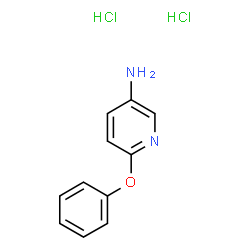 ChemSpider 2D Image | 6-Phenoxy-3-pyridinamine dihydrochloride | C11H12Cl2N2O