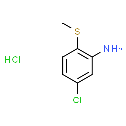 ChemSpider 2D Image | 5-Chloro-2-(methylsulfanyl)aniline hydrochloride (1:1) | C7H9Cl2NS