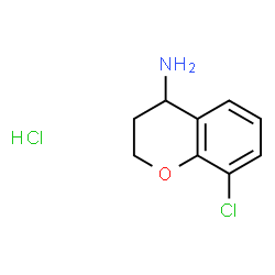 ChemSpider 2D Image | 8-Chloro-4-chromanamine hydrochloride (1:1) | C9H11Cl2NO