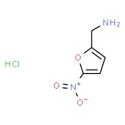 ChemSpider 2D Image | 1-(5-NITROFURAN-2-YL)METHANAMINE HYDROCHLORIDE | C5H7ClN2O3
