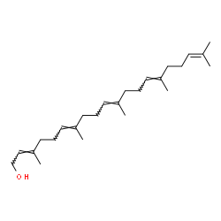 ChemSpider 2D Image | (2E,6E,10E,14E)-3,7,11,15,19-Pentamethyl-2,6,10,14,18-icosapentaen-1-ol | C25H42O