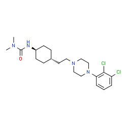 ChemSpider 2D Image | Cariprazine | C21H32Cl2N4O