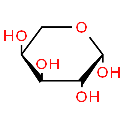 ChemSpider 2D Image | (2S,5S)-tetrahydropyran-2,3,4,5-tetrol | C5H10O5