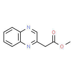 ChemSpider 2D Image | Methyl 2-quinoxalinylacetate | C11H10N2O2