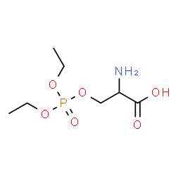 ChemSpider 2D Image | O-(Diethoxyphosphoryl)serine | C7H16NO6P