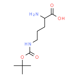 ChemSpider 2D Image | N~5~-{[(2-Methyl-2-propanyl)oxy]carbonyl}ornithine | C10H20N2O4