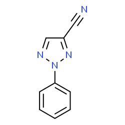ChemSpider 2D Image | 2-Phenyl-2H-1,2,3-triazole-4-carbonitrile | C9H6N4