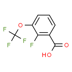 ChemSpider 2D Image | 2-Fluoro-3-(trifluoromethoxy)benzoic acid | C8H4F4O3
