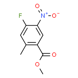 ChemSpider 2D Image | Methyl 4-fluoro-2-methyl-5-nitrobenzoate | C9H8FNO4
