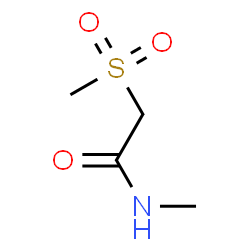 ChemSpider 2D Image | N-Methyl-2-(methylsulfonyl)acetamide | C4H9NO3S